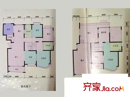 悉尼陽(yáng)光 5室 戶型圖
