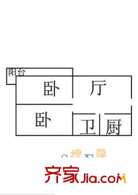 上海 川沙公寓 戶型圖