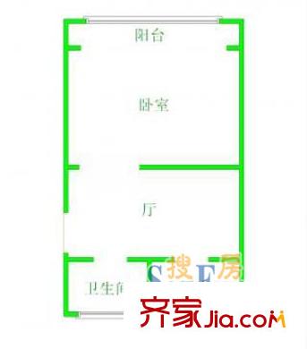 上海 绿洲公寓 户型图