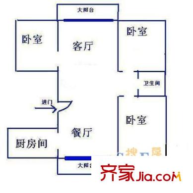 浦江東旭公寓102平3房