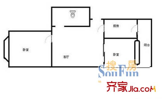 上海 上南一村 戶型圖