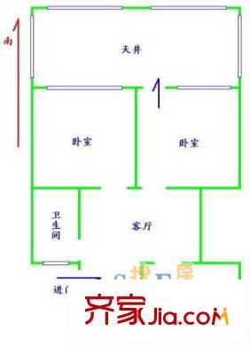 上海羅山四村戶型圖