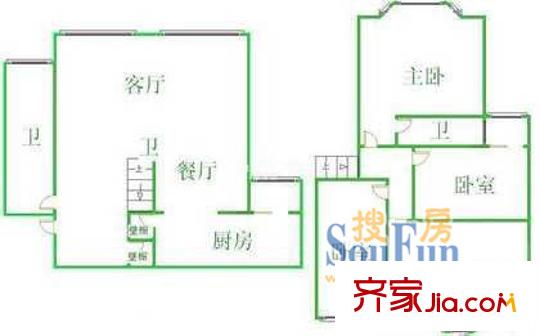 上海 青之杰花园 户型图