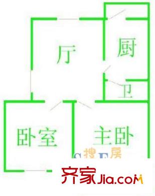 上海 乳山三村 戶型圖