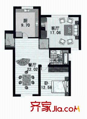 东兰兴城玉兰苑户型图4室2厅2卫1厨