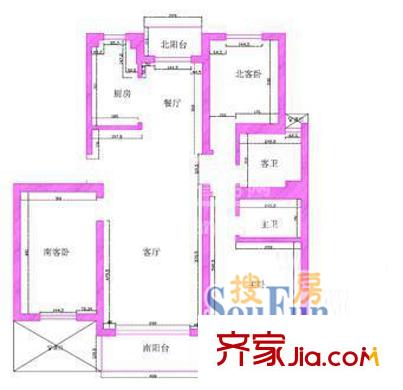 上海 仁恒廣場 戶型圖