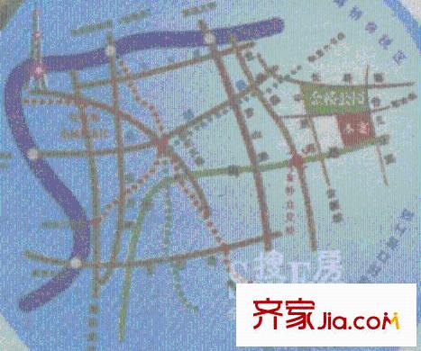金橋名都交通圖
