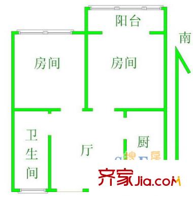 上海 德州一村 戶型圖