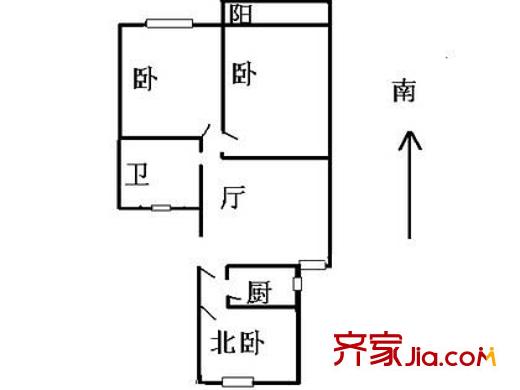 上海 凌云新村 户型图