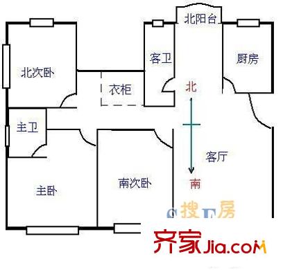 上海 春申城四季苑 户型图