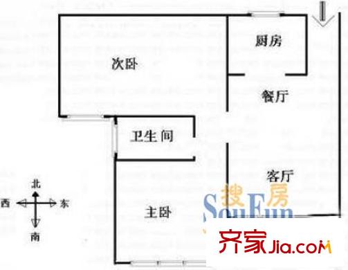 上海 仁恒公寓 戶型圖