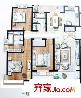 锦绣江南 0室 户型图