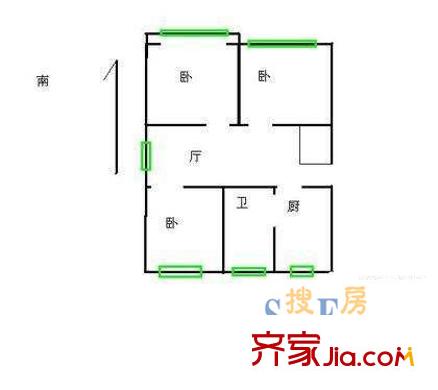 上海 羽北小區(qū) 戶型圖