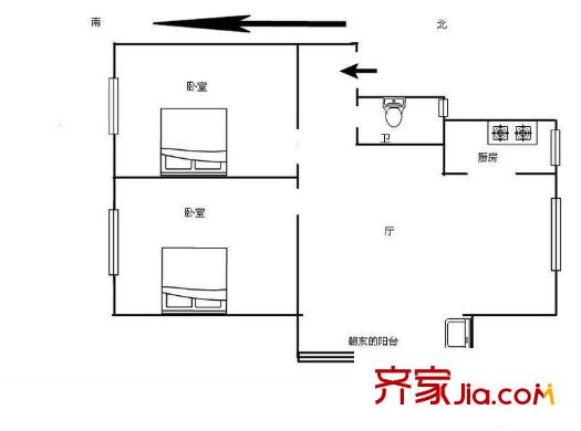 絕對城市 0室 戶型圖