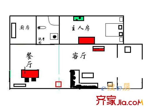 上海 华强公寓 户型图