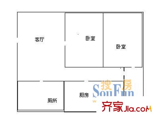 上海 华强公寓 户型图