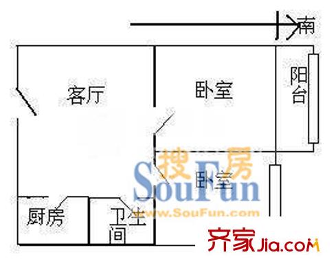 上海 古桐公寓 戶型圖
