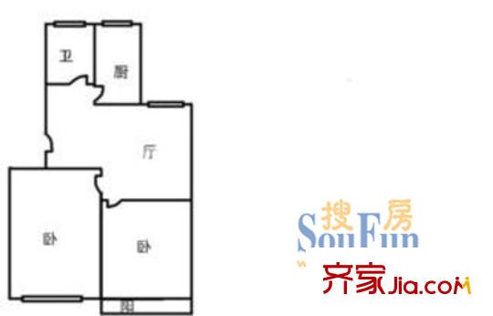 上海 古桐公寓 戶型圖