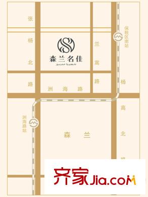 森蘭名佳交通圖