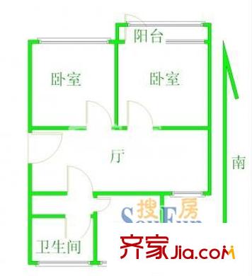 上海 齊河花苑 戶型圖