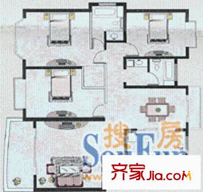 春申城华丽家园户型图