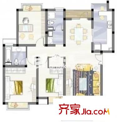 春申城华丽家园 0室 户型图