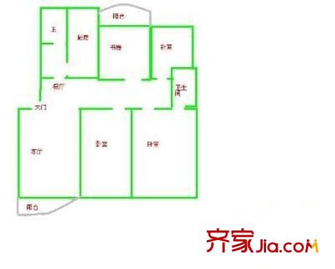 春申城华丽家园 0室 户型图