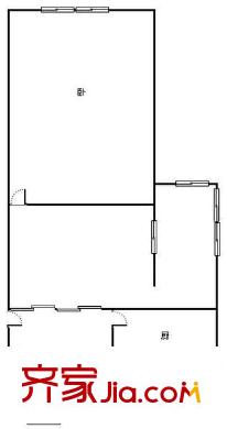 萊陽新家園戶型圖戶型圖 1室1廳1衛(wèi)1廚
