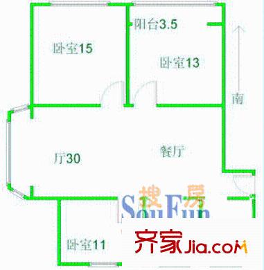 上海 金橋一景一期 戶型圖