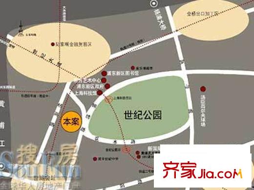 香梅花園五期交通圖