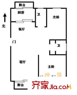 上海 繁榮安居 戶型圖