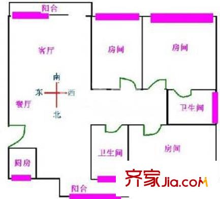 上海 华光花园 户型图