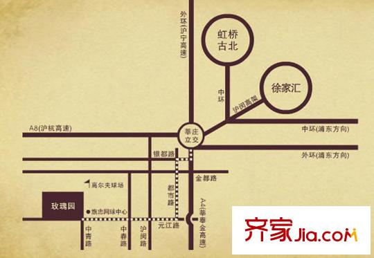 上海・绿城玫瑰园区位