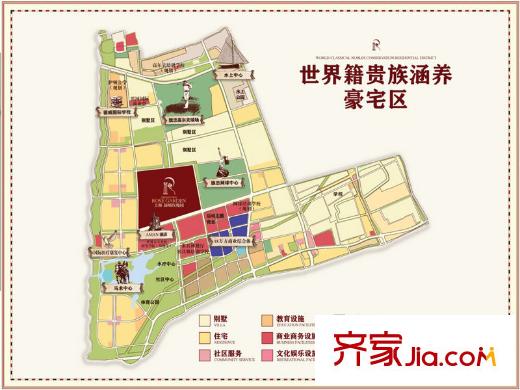 上海・绿城玫瑰园区位图