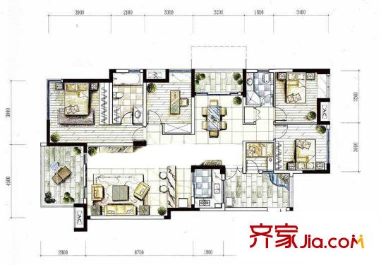 博二小區(qū)2室2廳1衛(wèi)1廚