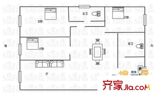 上海 梅園七街坊 戶型圖