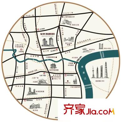 复地新都国际交通图区位