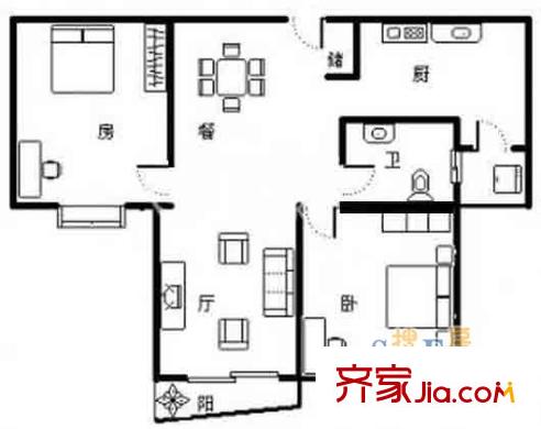 上海 新梅莘苑 户型图