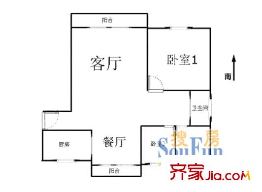 達城錦園 戶型圖