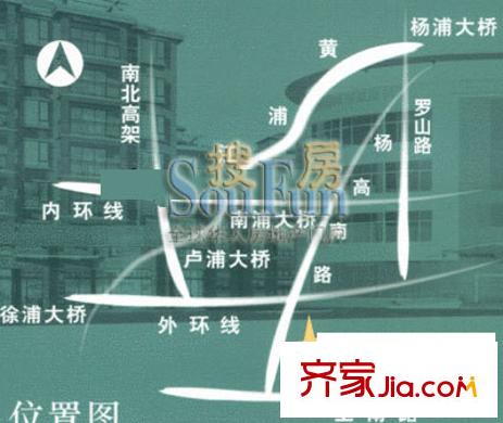 天臺星城交通圖