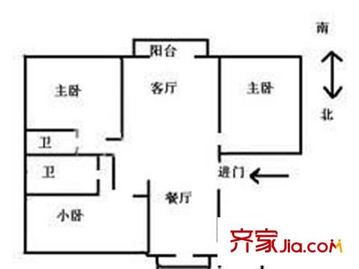 上海 盛源公寓 戶型圖