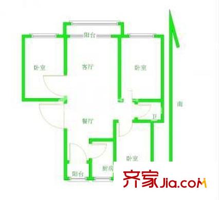 上海 盛源公寓 戶型圖