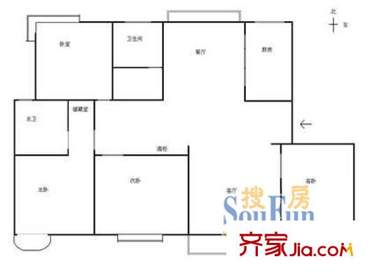 上海 海德名园 户型图
