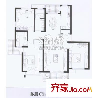 海德名园 0室 户型图