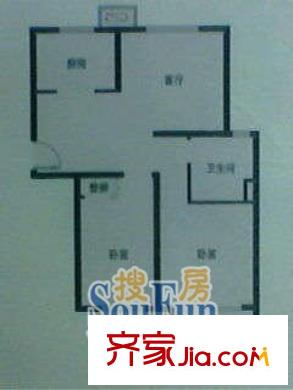 昱龍家園北區(qū)戶(hù)型圖上海 秀康新城 戶(hù)型圖 2室2廳1衛(wèi)1廚
