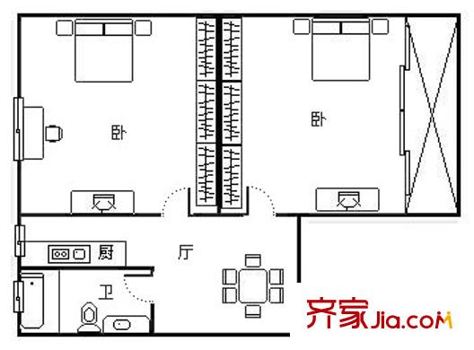 上海 杜家宅小区 户型图