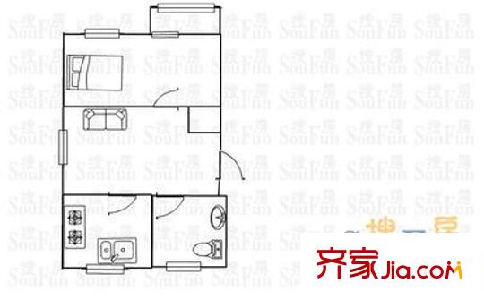 上海 古宋小区 户型图