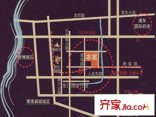 華鉅御庭3期巔峰交通圖