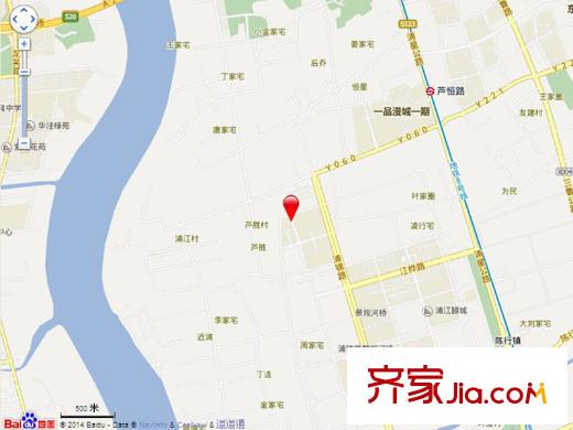 陆家嘴红醍半岛交通图
