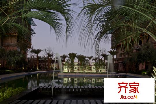 中邦大都會(huì)小區(qū)夜景圖